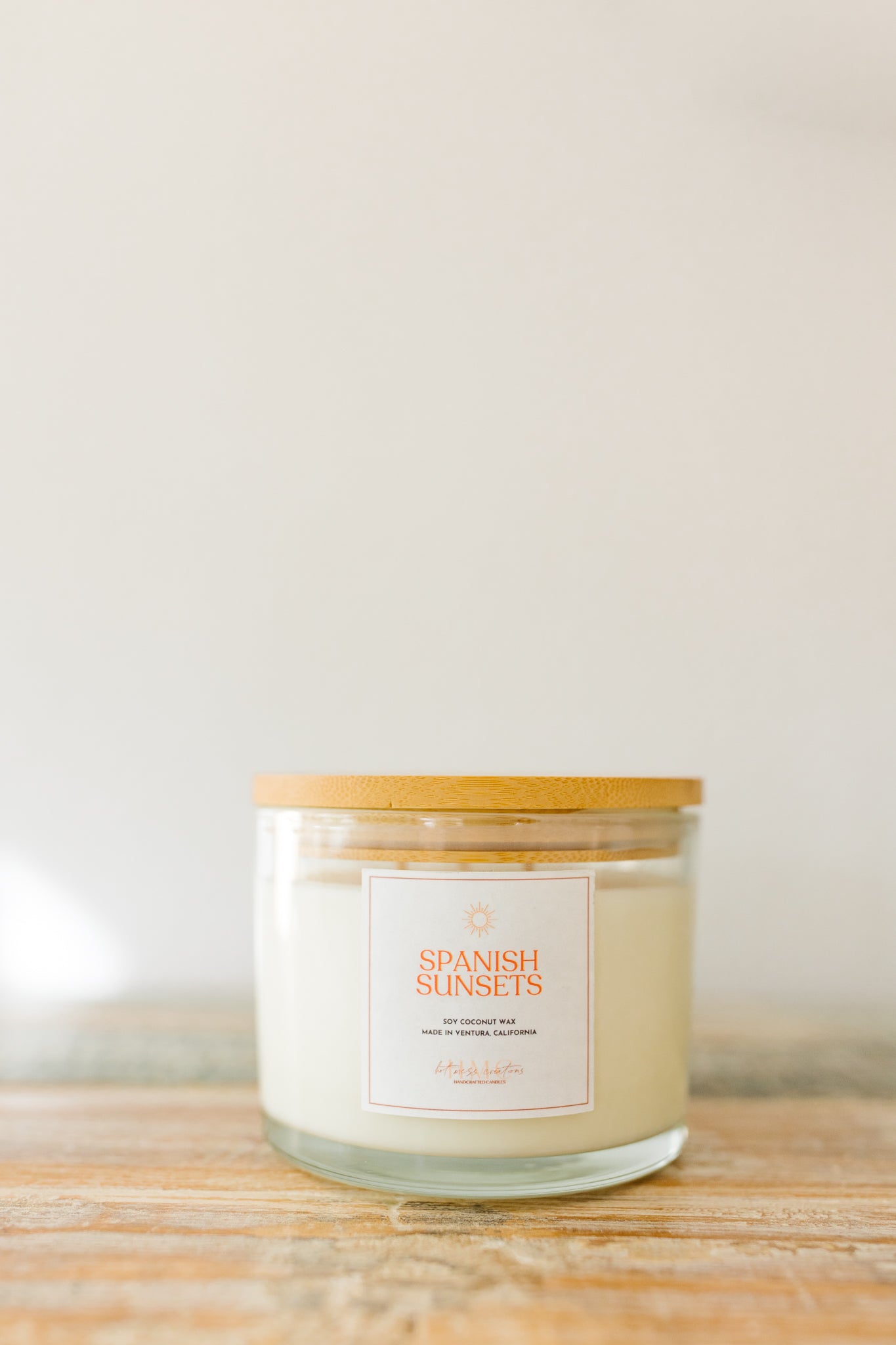 Spanish Sunsets | The Global Collection (3-Wick) | Hot Mess Creations — All Natural, Hand Crafted Candles Made in Ventura, California